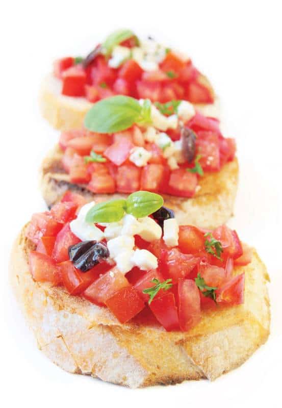 3 Easy Recipes for Your Oscar Night Party OG crostini