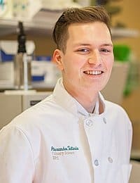 Alexander Telinde, culinary science bachelor's degree student at The Culinary Institute of America.