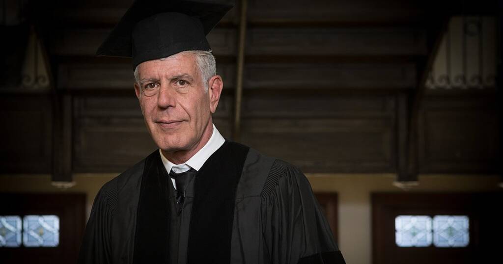 Anthony Bourdain ’78—CIA Alumni, Chef/Author/Host, Anthony Bourdain: Parts Unknown.