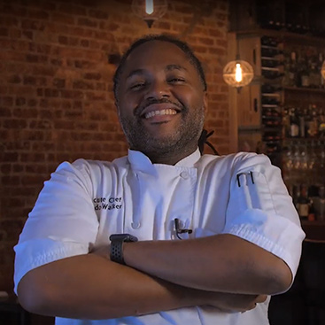 CIA Alumni, Brandon Walker ’01—Chef/Owner, Essie’s Restaurant in Poughkeepsie, NY.