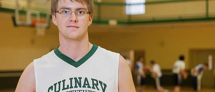 Read the basketball team roster for The Culinary Institute of America