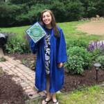 Photo image of Morgan's high school graduation cap topper
