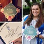 Photo image of Rebecca A's high school graduation cap topper