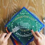 Photo image of Sofie's high school graduation cap topper