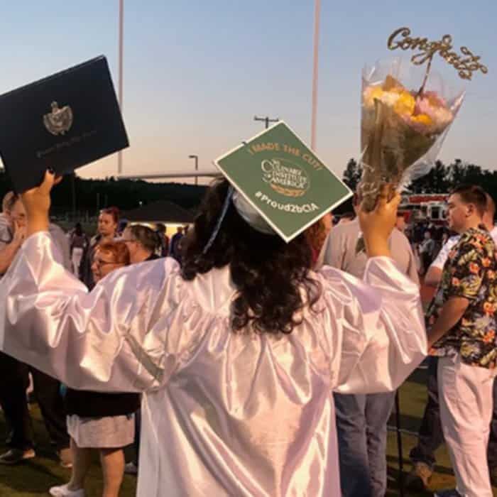 Photo of Vicky's 2018 hat topper entry