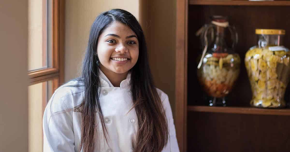 Photo of Damini Balachandar, CIA baking and pastry student