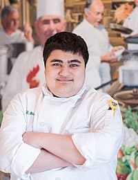Justin Ilkhanoff,  CIA student pursuing an associate degree in culinary arts.