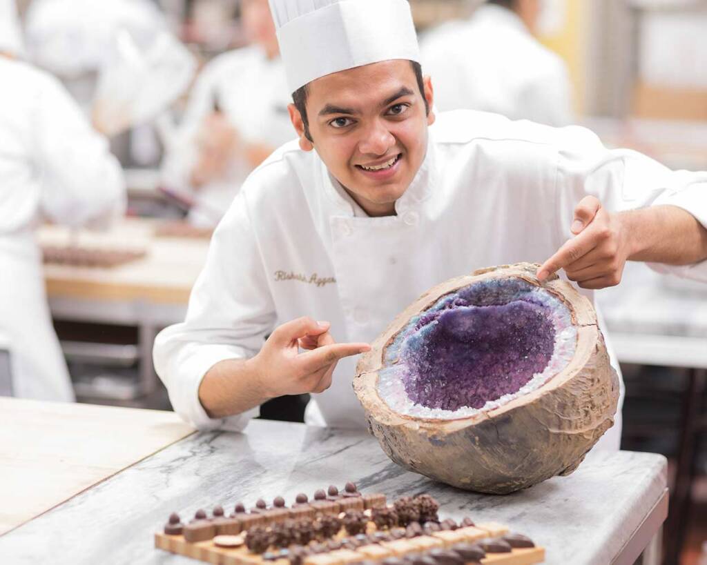 Photo of Rishabh Aggarwal, CIA baking and pastry arts student.