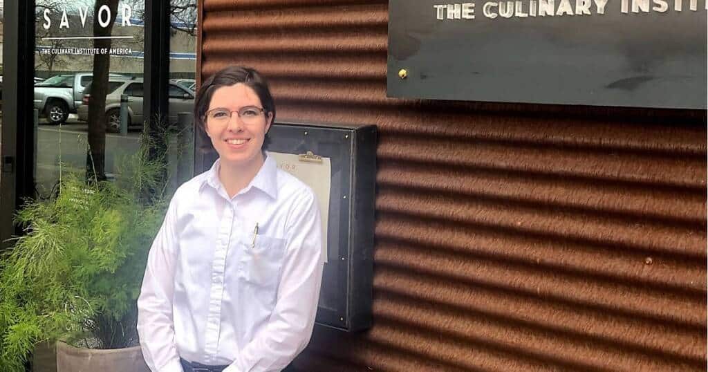 Image of Zoe Brock, CIA culinary arts student in San Antonio, Texas