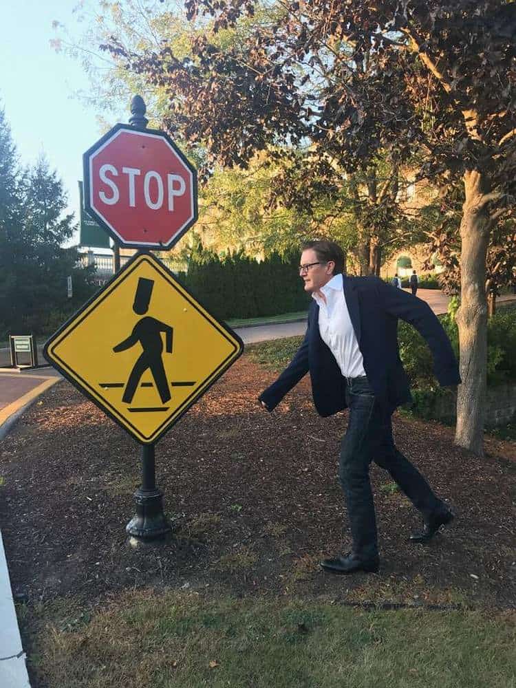 Actor Kyle McLachlan visiting the The Culinary Institute of America. campus.