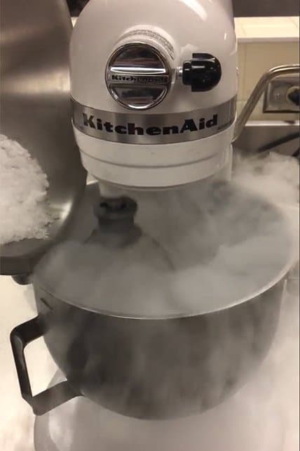 Dry Ice Sorbet
