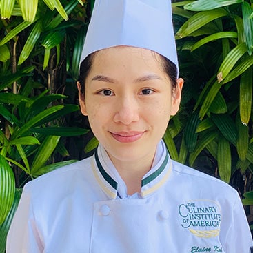 Elaine Koh ’13, alumni and CIA faculty in Singapore—Lecturing Instructor, Culinary Arts.