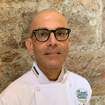 Javier Mercado, CIA Faculty in California, Assistant Professor—Baking and Pastry Arts.