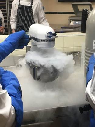liquid nitrogen sorbet image