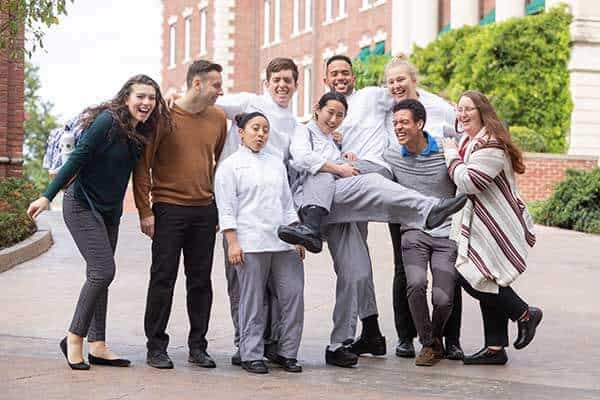 Culinary Institute of America transfer students at the Hyde Park campus.