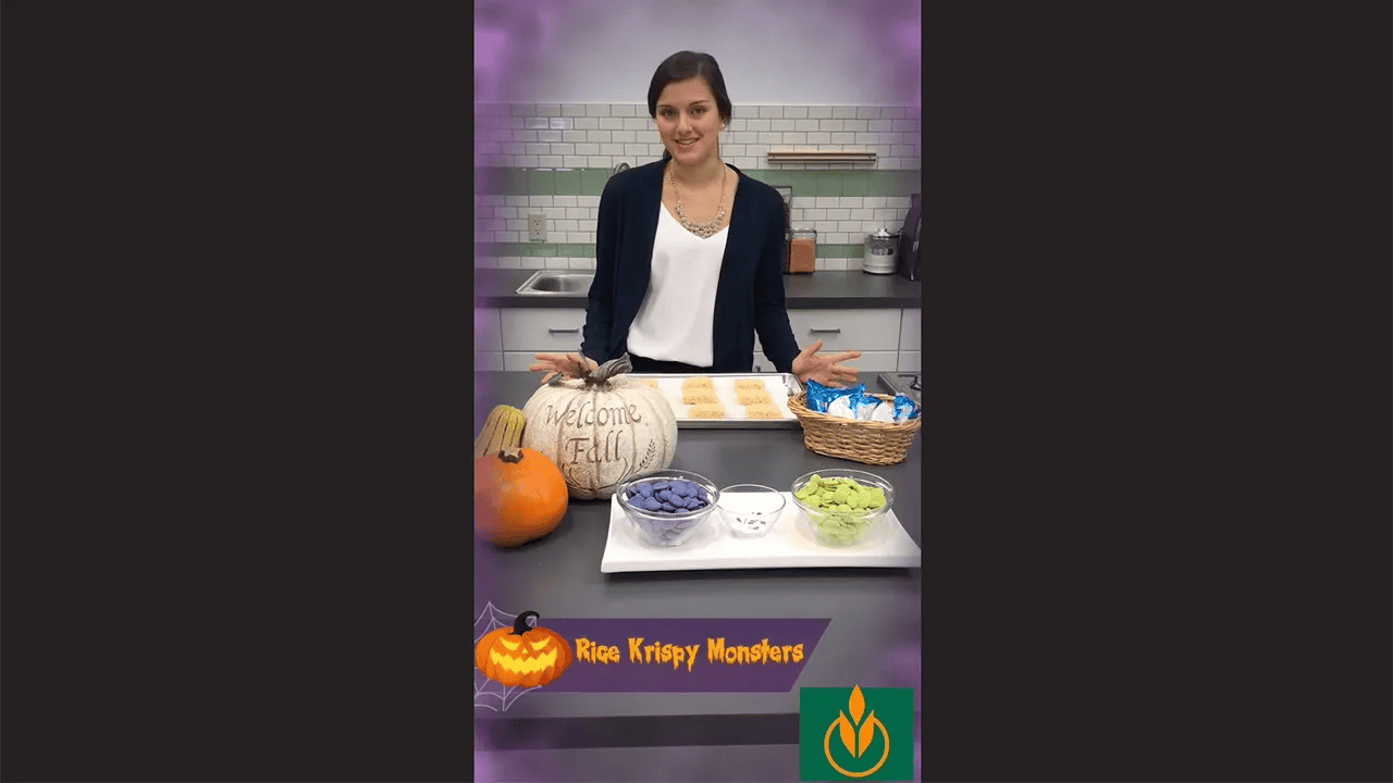 Simply Jules Halloween Hack—Rice Cereal Monsters