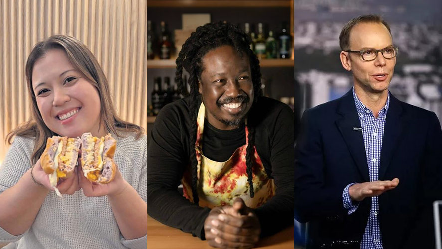 Image of Lauren Musni, Paul Carmichael, and Steve Ells. Alumni in the News: April 2025.