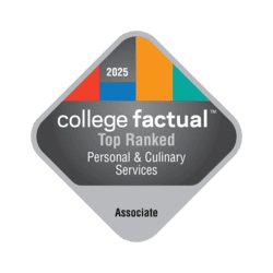 Image of College Factual #1 Best Personal and Culinary Services Associate Degree Schools.