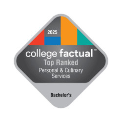 Image of College Factual #1 Best Personal and Culinary Services Bachelor’s Degree Schools.