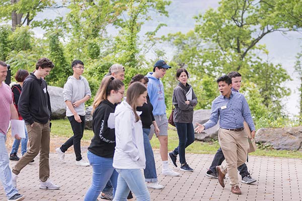 Image of people on a CIA Open House tour.