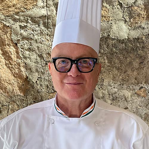 Image of Paul Canales ’96, alumni and CIA faculty in California—lecturing instructor of Culinary Arts.