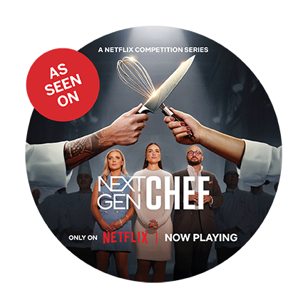 Image of web promo for As Seen On Netflix’s Next Gen Chef.