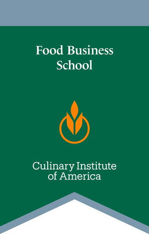 Image of CIA Food Business School gonfalon.