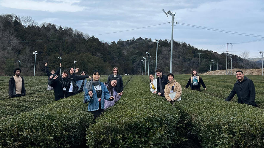 Image of CIA students on their Japanese Cuisine concentration 10-day trip.