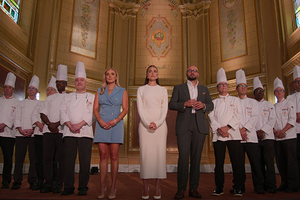 Image of Netflix’s Next Gen Chef Head Judges and CIA faculty.