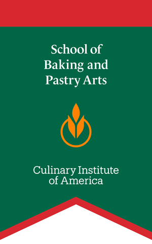 Image of CIA of School of Baking and Pastry Arts gonfalon.